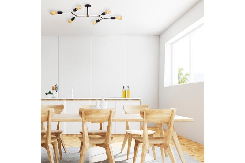 Lysekrone Vilsa Svart - Svart - Belysning - Innendørsbelysning & Lamper - Taklampe - Plafondlampe