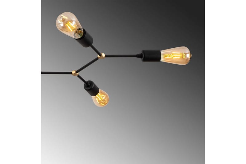 Lysekrone Vilsa Svart - Svart - Belysning - Innendørsbelysning & Lamper - Taklampe - Plafondlampe