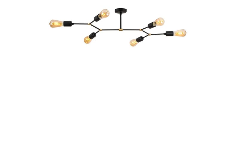Lysekrone Vilsa Svart - Svart - Belysning - Innendørsbelysning & Lamper - Taklampe - Plafondlampe