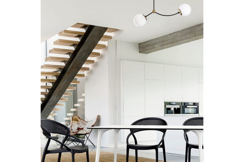 Lysekrone Yenda Hvit / Svart - Svart/Hvit - Belysning - Innendørsbelysning & Lamper - Taklampe - Pendellamper & Hengelamper