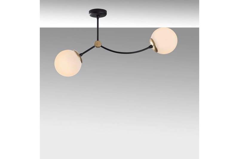 Lysekrone Yenda Hvit / Svart - Svart/Hvit - Belysning - Innendørsbelysning & Lamper - Taklampe - Pendellamper & Hengelamper