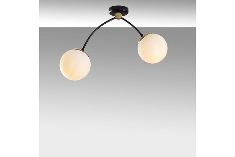 Lysekrone Yenda Hvit / Svart - Svart/Hvit - Belysning - Innendørsbelysning & Lamper - Taklampe - Pendellamper & Hengelamper