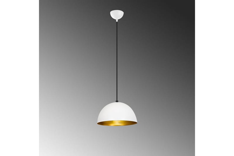 Lysekrone Zephyra Hvit / Gull - Diameter: 30 cm - Belysning - Innendørsbelysning & Lamper - Taklampe - Pendellamper & Hengelamper