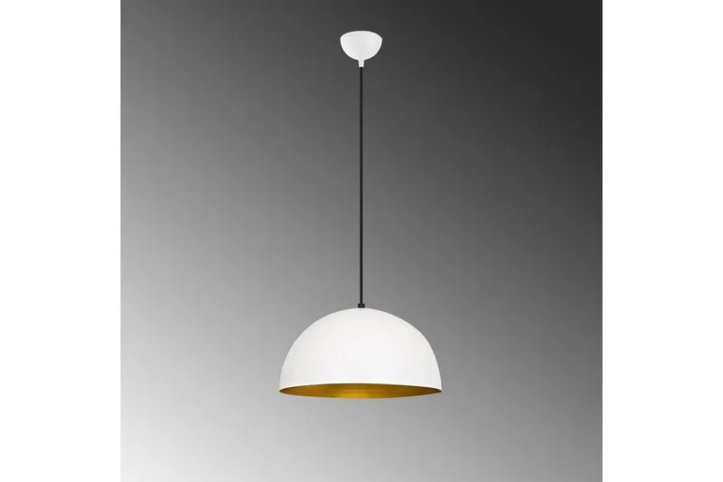 Lysekrone Zephyra Hvit / Gull - Diameter: 40 cm - Belysning - Innendørsbelysning & Lamper - Taklampe - Pendellamper & Hengelamper