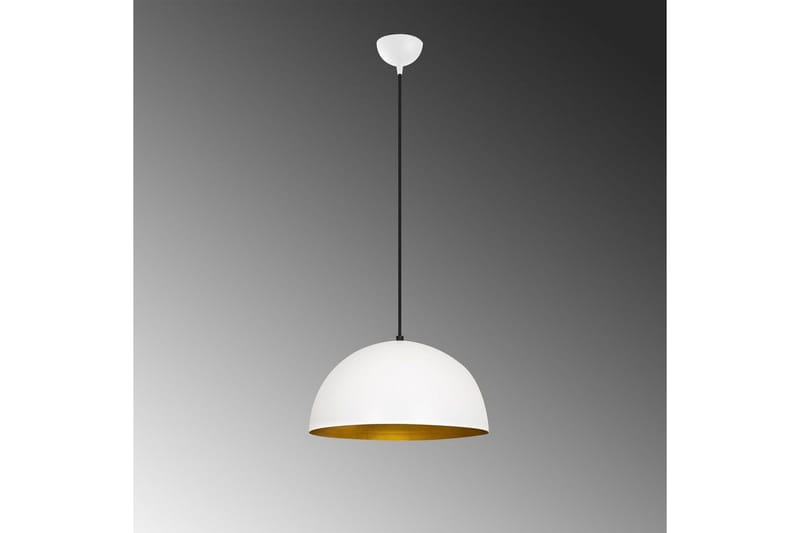 Lysekrone Zephyra Hvit / Gull - Diameter: 40 cm - Belysning - Innendørsbelysning & Lamper - Taklampe - Pendellamper & Hengelamper