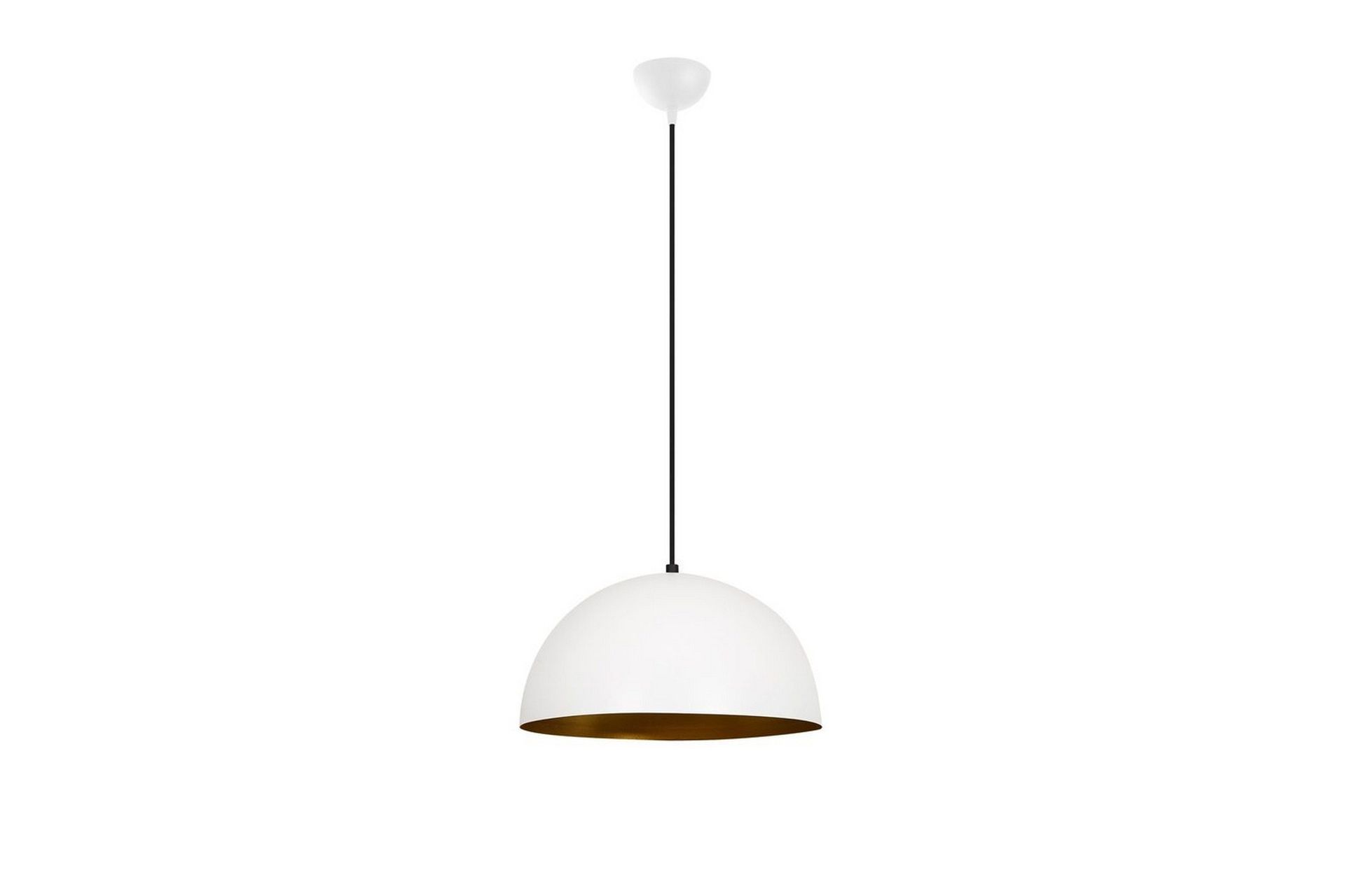 Lysekrone Zephyra Hvit / Gull - Diameter: 40 cm