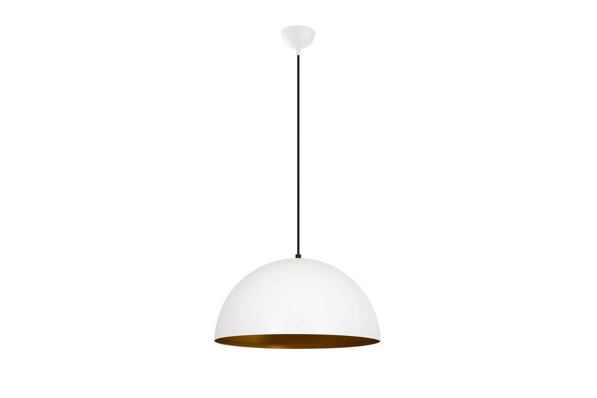 Lysekrone Zephyra Hvit / Gull - Diameter: 50 cm