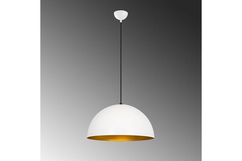 Lysekrone Zephyra Hvit / Gull - Diameter: 50 cm - Belysning - Innendørsbelysning & Lamper - Taklampe - Pendellamper & Hengelamper