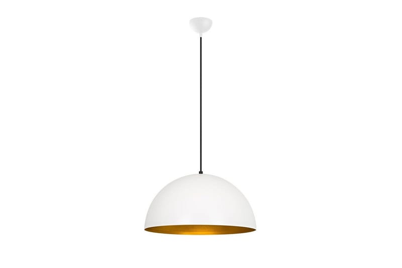 Lysekrone Zephyra Hvit / Gull - Diameter: 50 cm - Belysning - Innendørsbelysning & Lamper - Taklampe - Pendellamper & Hengelamper