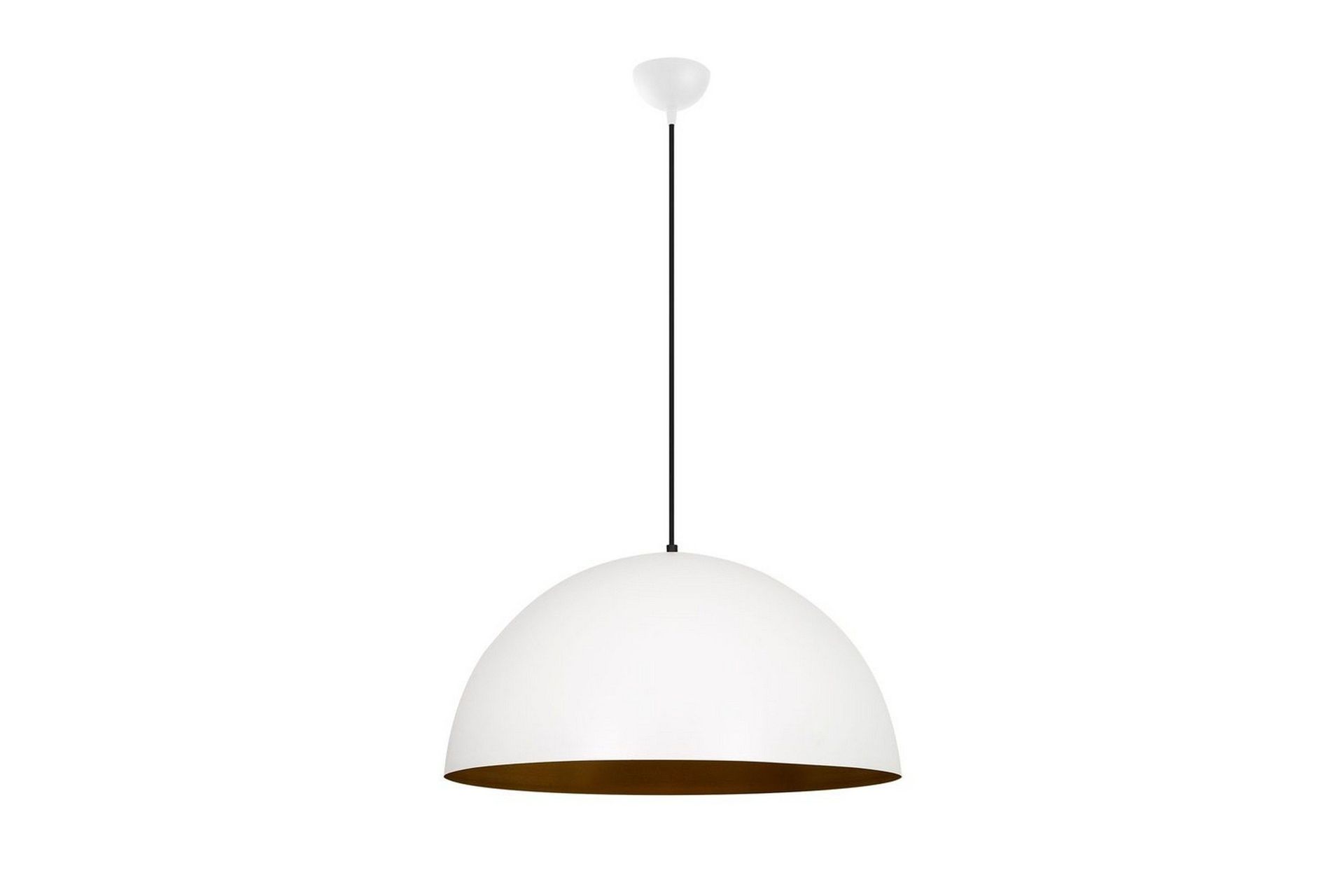 Lysekrone Zephyra Hvit / Gull - Diameter: 60 cm