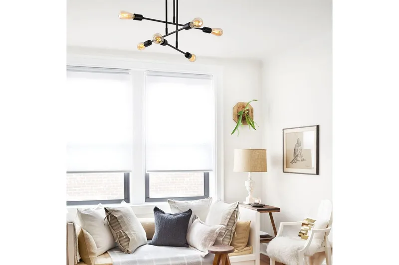 Lysekrone Pareek Svart - Svart - Belysning - Innendørsbelysning & Lamper - Taklampe - Plafondlampe