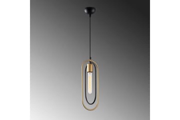 Lysekrone Pindor Sibgle Svart / Gull - Gull/Svart - Belysning - Innendørsbelysning & Lamper - Taklampe - Pendellamper & Hengelamper