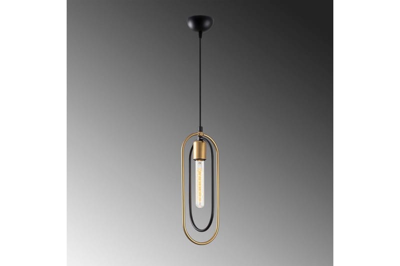 Lysekrone Pindor Sibgle Svart / Gull - Gull/Svart - Belysning - Innendørsbelysning & Lamper - Taklampe - Pendellamper & Hengelamper