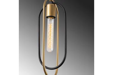 Lysekrone Pindor Sibgle Svart / Gull - Gull/Svart - Belysning - Innendørsbelysning & Lamper - Taklampe - Pendellamper & Hengelamper