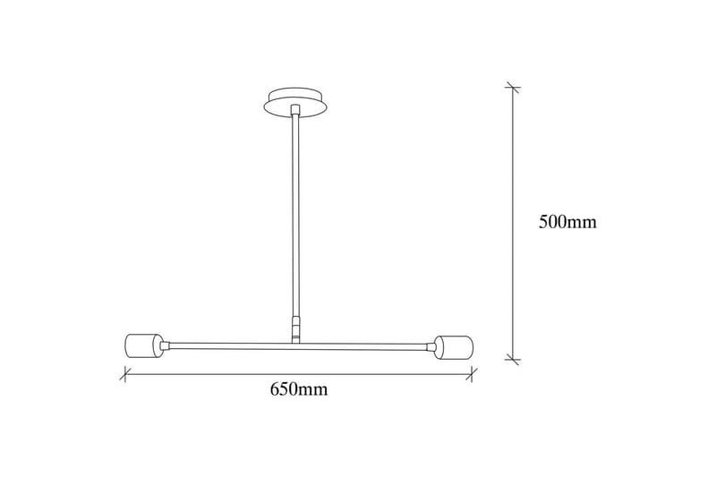 Lysekrone Pareek Svart - Svart - Belysning - Innendørsbelysning & Lamper - Taklampe - Pendellamper & Hengelamper