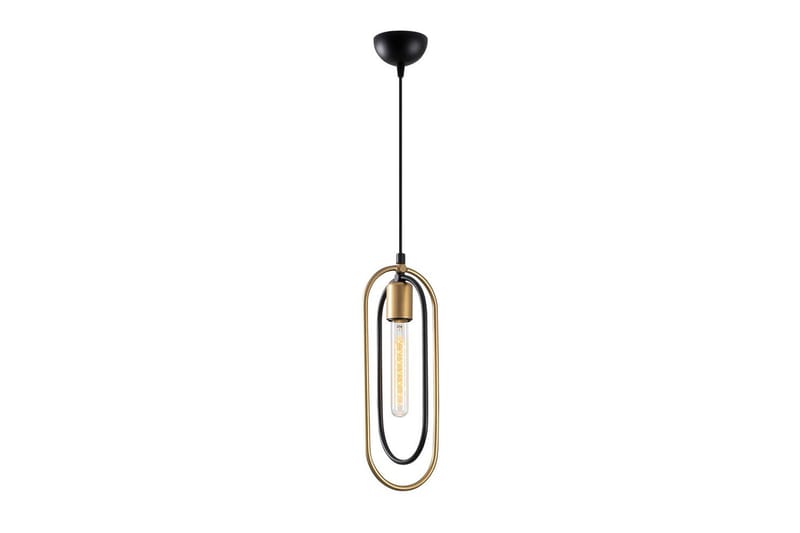 Lysekrone Pindor Sibgle Svart / Gull - Gull/Svart - Belysning - Innendørsbelysning & Lamper - Taklampe - Pendellamper & Hengelamper