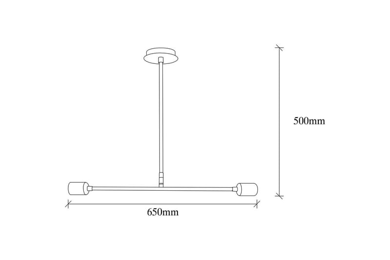 Lysekrone Pareek Svart - Svart - Belysning - Innendørsbelysning & Lamper - Taklampe - Pendellamper & Hengelamper