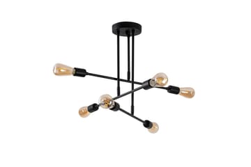 Lysekrone Pareek Svart - Svart - Belysning - Innendørsbelysning & Lamper - Taklampe - Plafondlampe