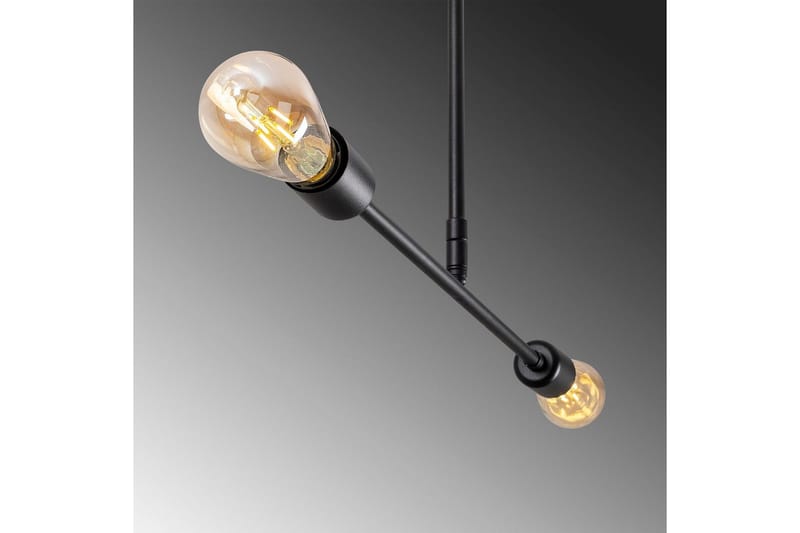 Lysekrone Pareek Svart - Svart - Belysning - Innendørsbelysning & Lamper - Taklampe - Pendellamper & Hengelamper