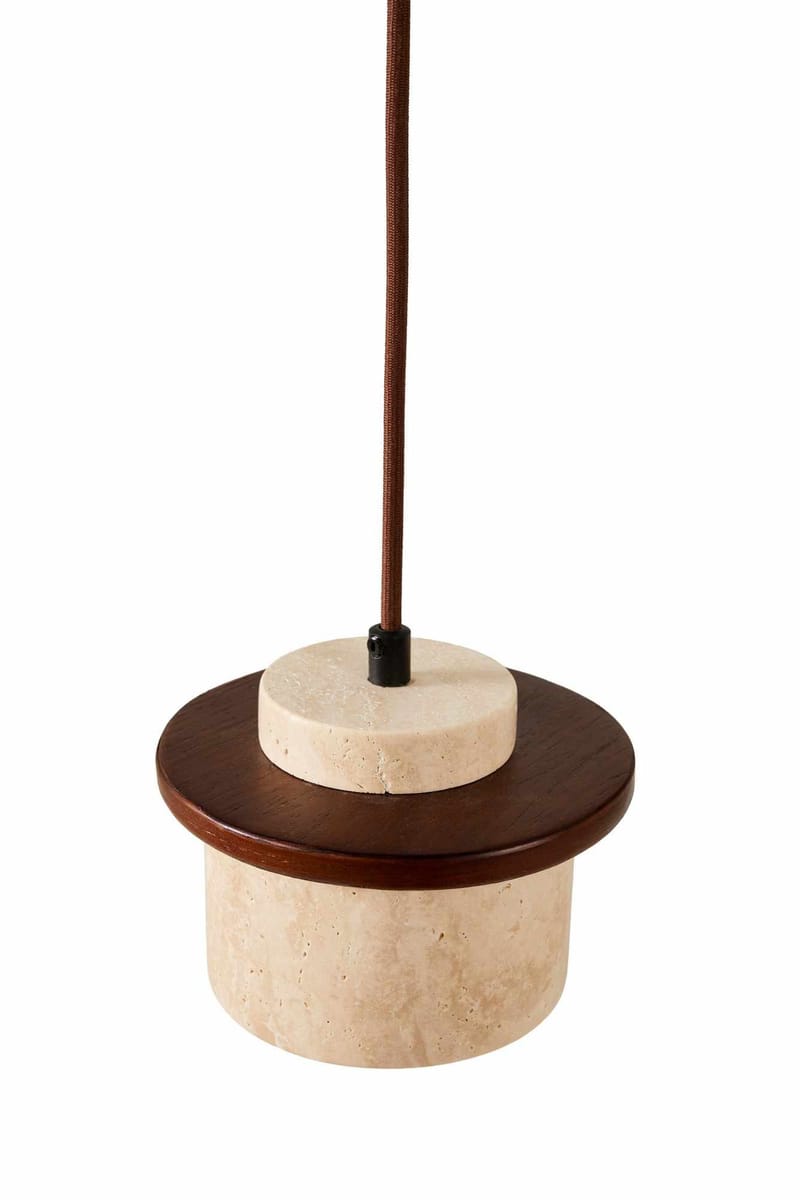 Meyros pendellampe - Beige og Valnøtt - Belysning - Innendørsbelysning & Lamper - Taklampe - Pendellamper & Hengelamper