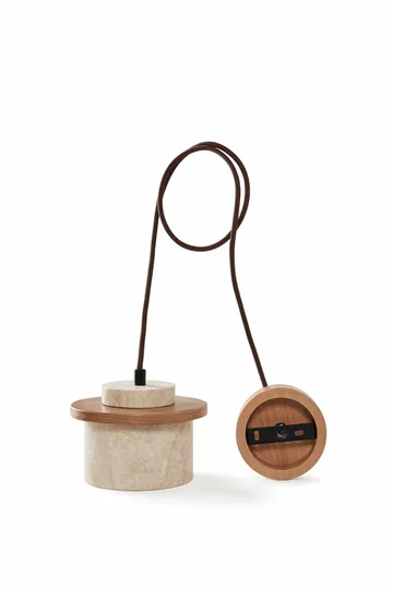 Meyros pendellampe - Beige og Eik - Belysning - Innendørsbelysning & Lamper - Taklampe - Pendellamper & Hengelamper