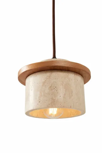 Meyros pendellampe - Beige og Eik - Belysning - Innendørsbelysning & Lamper - Taklampe - Pendellamper & Hengelamper