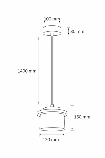 Meyros pendellampe - Beige og Eik - Belysning - Innendørsbelysning & Lamper - Taklampe - Pendellamper & Hengelamper