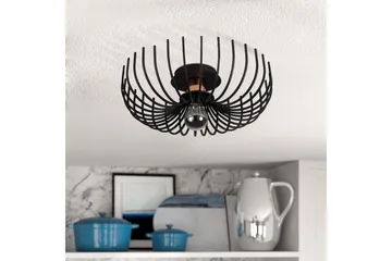 Noor Taklampe - Svart - Belysning - Innendørsbelysning & Lamper - Taklampe - Plafondlampe
