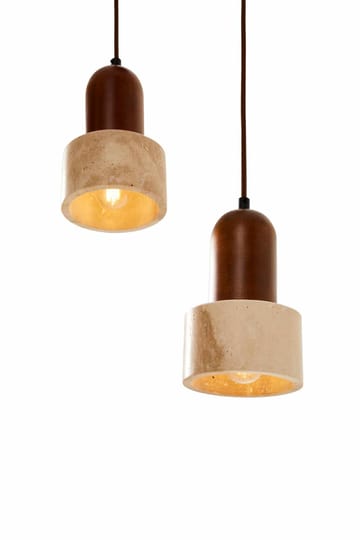 Norric pendellampe - Beige Valnøtt - Belysning - Innendørsbelysning & Lamper - Taklampe - Krystallkrone & takkrone