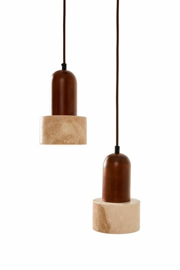 Norric pendellampe - Beige Valnøtt - Belysning - Innendørsbelysning & Lamper - Taklampe - Krystallkrone & takkrone
