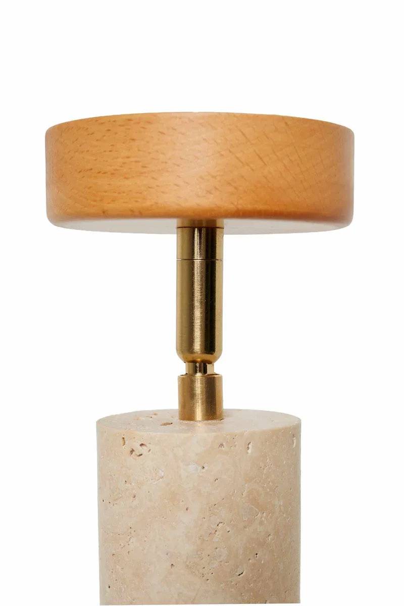 Nurtane taklampe - Beige og Eik - Belysning - Innendørsbelysning & Lamper - Taklampe - Krystallkrone & takkrone