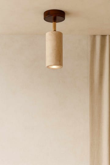 Nurtane taklampe - Beige og Valnøtt - Belysning - Innendørsbelysning & Lamper - Taklampe - Krystallkrone & takkrone