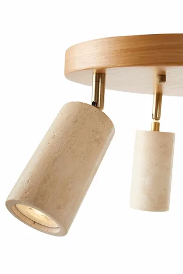 Nurtane taklampe - Beige/Eik - Belysning - Innendørsbelysning & Lamper - Taklampe - Krystallkrone & takkrone