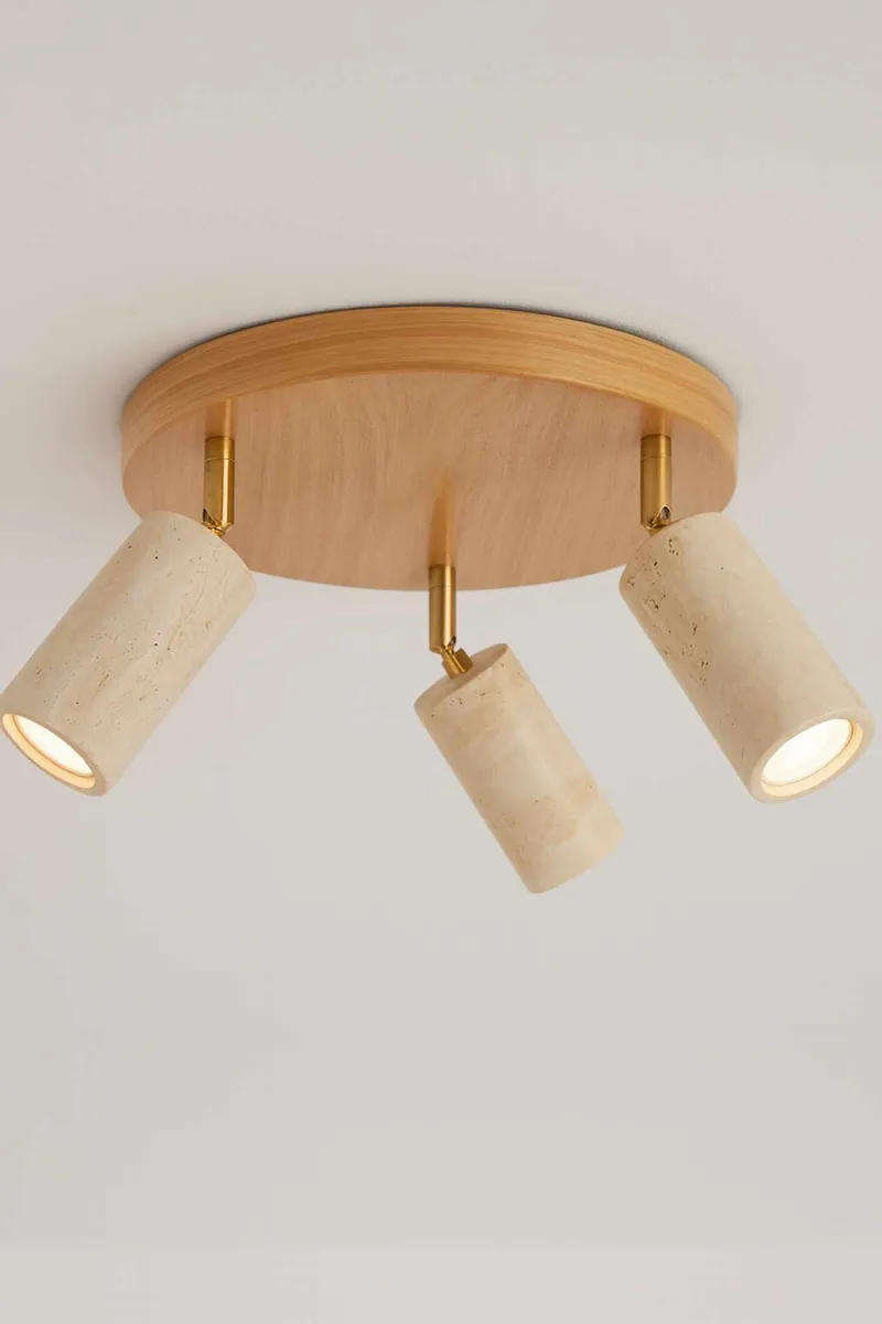 Nurtane taklampe - Beige/Eik - Belysning - Innendørsbelysning & Lamper - Taklampe - Krystallkrone & takkrone