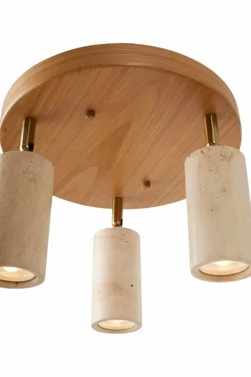 Nurtane taklampe - Beige/Eik - Belysning - Innendørsbelysning & Lamper - Taklampe - Krystallkrone & takkrone
