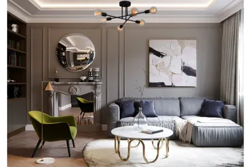 Opviq Tel Stor Taklampe Plafond – Stue – Soverom – Kjøkken - Belysning - Innendørsbelysning & Lamper - Taklampe - Plafondlampe