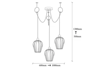 Opviq Tel Taklampe - Belysning - Innendørsbelysning & Lamper - Taklampe - Pendellamper & Hengelamper