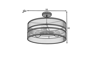 Orabela Plafond Rund - Svart - Belysning - Innendørsbelysning & Lamper - Taklampe - Plafondlampe