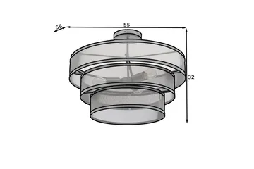 Orabela Plafond Rund - Svart - Belysning - Innendørsbelysning & Lamper - Taklampe - Plafondlampe