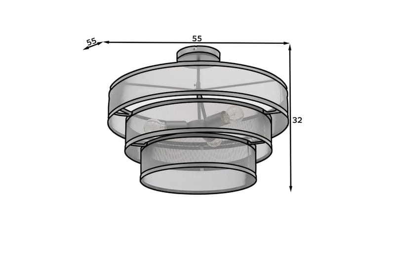 Orabela Plafond Rund - Svart - Belysning - Innendørsbelysning & Lamper - Taklampe - Plafondlampe