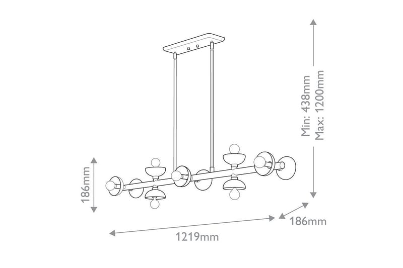 Palta Kichler Taklampe - Belysning - Innendørsbelysning & Lamper - Taklampe - Pendellamper & Hengelamper