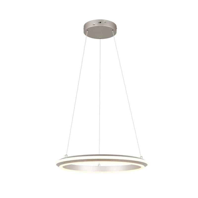 Pendel TRIO Amador, 45 cm/børstet stål