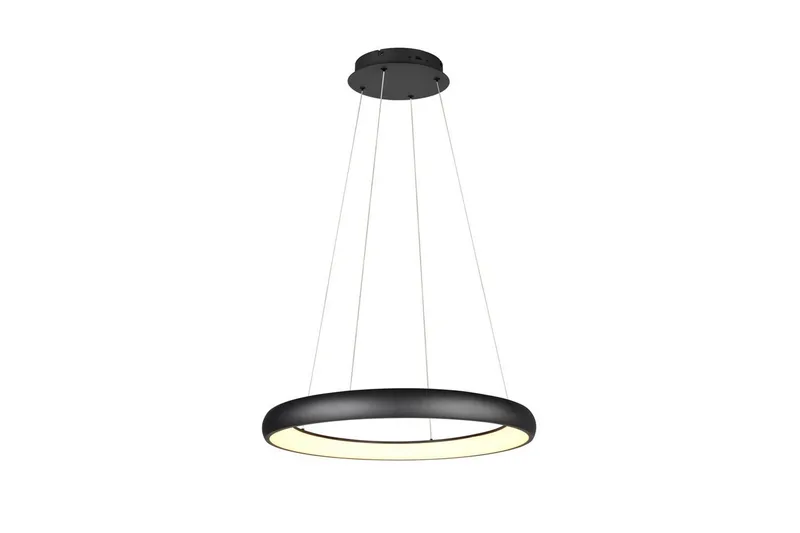 Pendel TRIO Cardona 75 cm, Matt svart - 75 cm, Matt svart - Belysning - Innendørsbelysning & Lamper - Taklampe - Pendellamper & Hengelamper