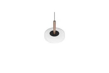 Pendel TRIO Celeste 1-del, Matt svart/hvit/kaffebrun - 1-del, Matt svart/hvit/kaffebrun - Belysning - Innendørsbelysning & Lamper - Taklampe - Pendellamper & Hengelamper