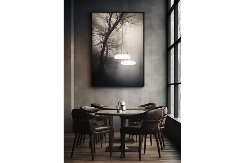 Pendel TRIO Celeste 1-del, Matt svart/hvit/kaffebrun - 1-del, Matt svart/hvit/kaffebrun - Belysning - Innendørsbelysning & Lamper - Taklampe - Pendellamper & Hengelamper