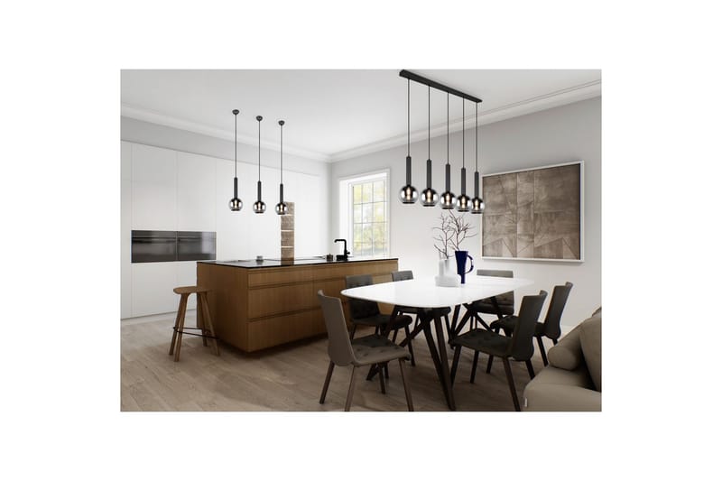 Pendel TRIO Clayton 5-del - 5-del - Belysning - Innendørsbelysning & Lamper - Taklampe - Pendellamper & Hengelamper
