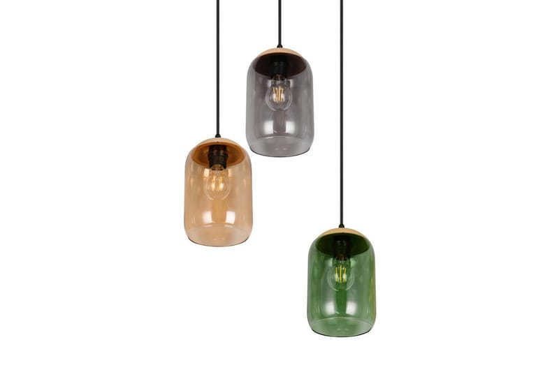 Pendel TRIO Cork 3-delt - 3-delt - Belysning - Innendørsbelysning & Lamper - Taklampe - Pendellamper & Hengelamper