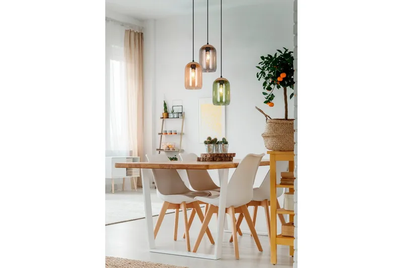 Pendel TRIO Cork 3-delt - 3-delt - Belysning - Innendørsbelysning & Lamper - Taklampe - Pendellamper & Hengelamper