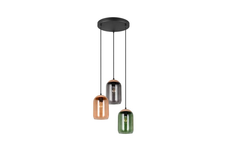 Pendel TRIO Cork 3-delt - 3-delt - Belysning - Innendørsbelysning & Lamper - Taklampe - Pendellamper & Hengelamper