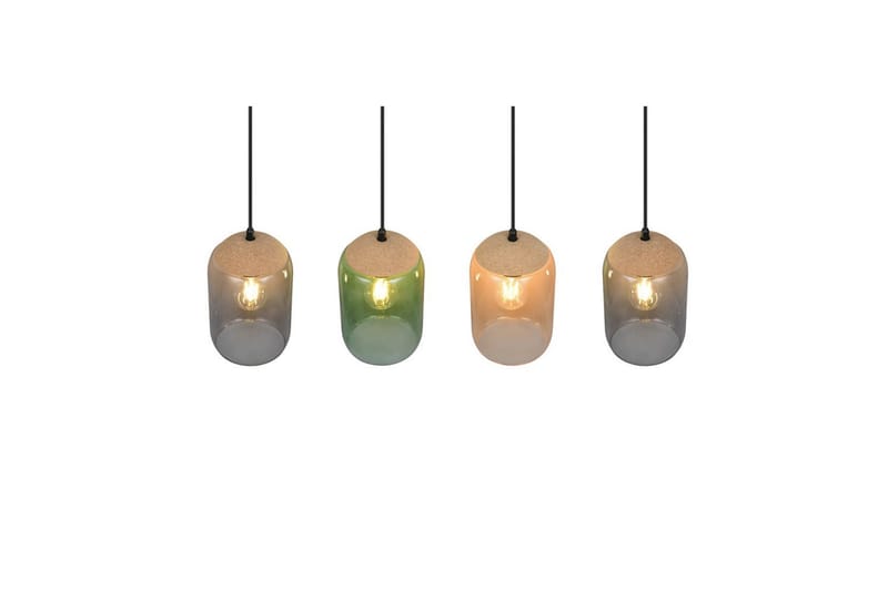 Pendel TRIO Cork 4-del - 4-del - Belysning - Innendørsbelysning & Lamper - Taklampe - Pendellamper & Hengelamper